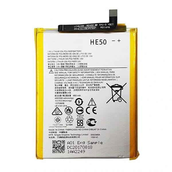 Original Moto E5 Plus Battery Replacement HE50