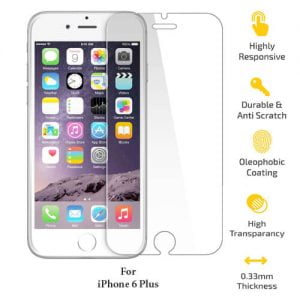 Apple iPhone 6 plus Tempered Glass Screen Guard