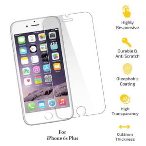 iPhone 6s plus tempered glass screen protector