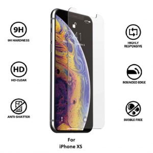 iPhone XS Tempered Glass Screen Protector