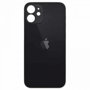 Apple iPhone 12 Mini Back Glass Rear Glass Back Cover Replacement - Black