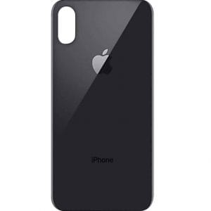 Apple iPhone X Back Glass Rear Glass Back Cover Replacement - Black