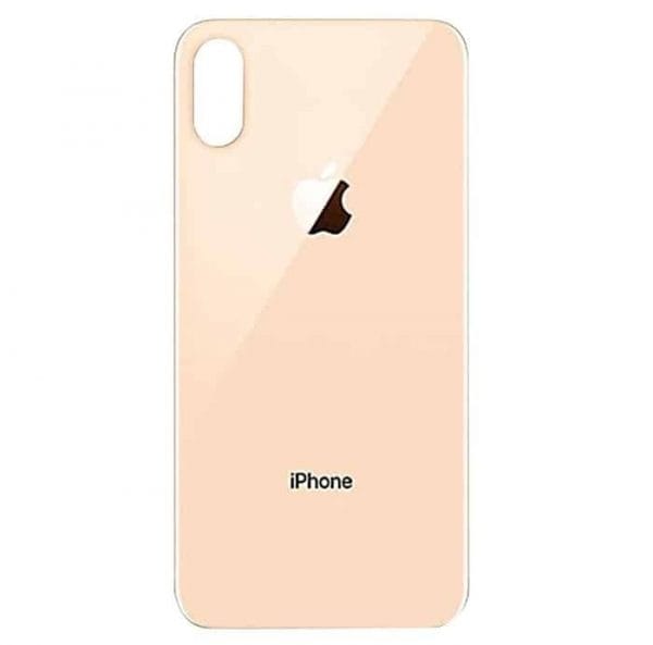 Apple iPhone Xs Max Back Glass Rear Glass Back Cover Replacement - Gold