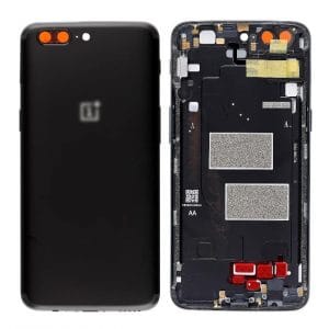 OnePlus 5 Back Panel Replacement in India Chennai Battery Cover - Midnight Black