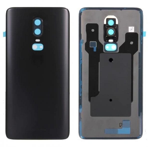 OnePlus 6 Back Panel Replacement in India Chennai Battery Cover Midnight Black-1