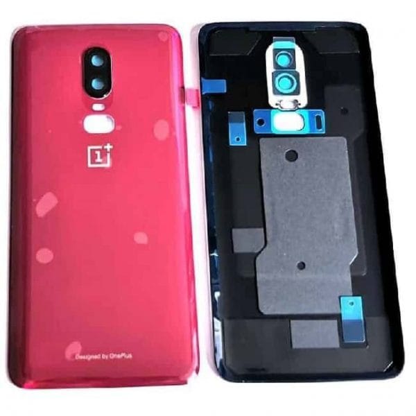 OnePlus 6 Back Panel Replacement in India Chennai Battery Cover Red