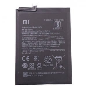 Redmi Note 9 Pro Battery Replacement price in India Chennai - BN53