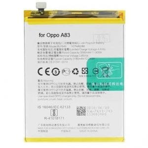 Oppo A83 Battery Replacement Price in India Chennai - BLP649