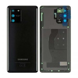 Samsung Galaxy S10 Lite Back Panel Glass Door Battery Cover Replacement in India Chennai - Prism Black