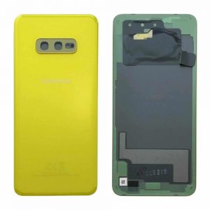 Samsung Galaxy S10e Back Panel Glass Door Battery Cover Replacement in India Chennai - Canary Yellow