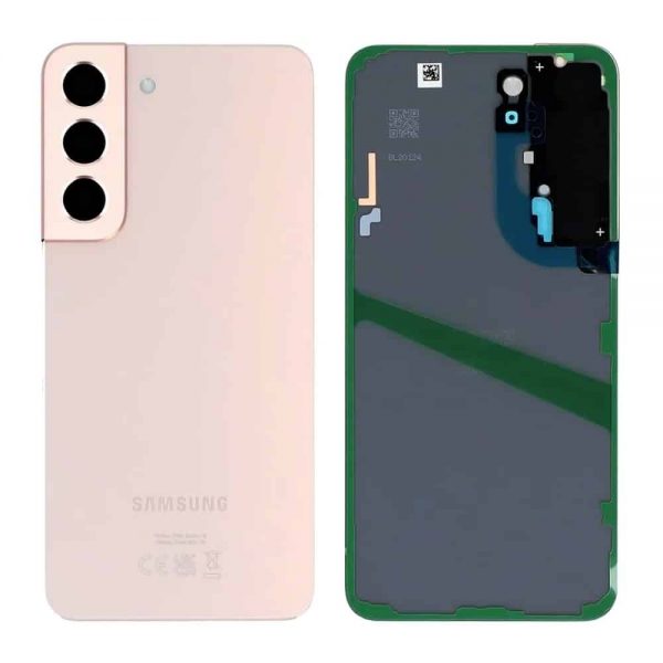 Samsung Galaxy S22 5G Back Panel Glass Door Battery Cover Replacement in India Chennai - Pink Gold