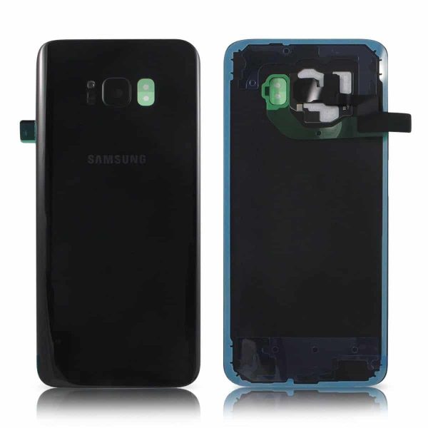 Samsung Galaxy S8 Plus Back Panel Glass Door Battery Cover Replacement in India Chennai - Black