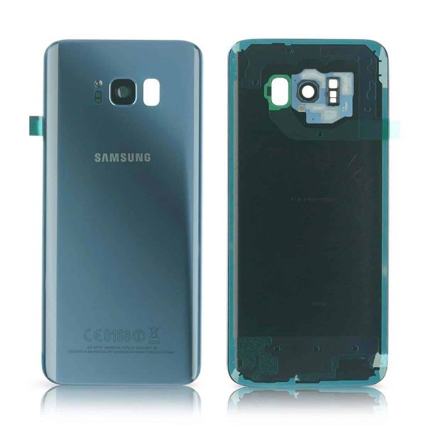 Samsung Galaxy S8 Plus Back Panel Glass Door Battery Cover Replacement in India Chennai - Blue