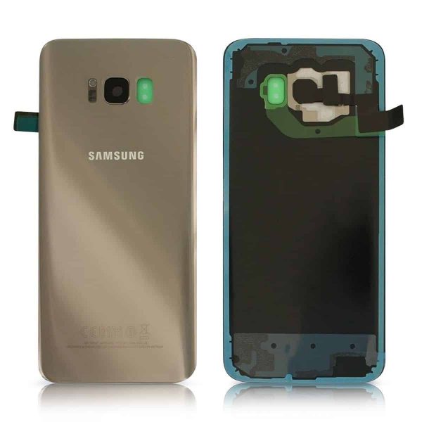 Samsung Galaxy S8 Plus Back Panel Glass Door Battery Cover Replacement in India Chennai - Gold