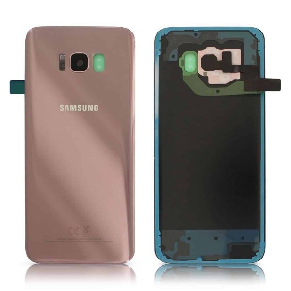 Samsung Galaxy S8 Plus Back Panel Glass Door Battery Cover Replacement in India Chennai - Pink