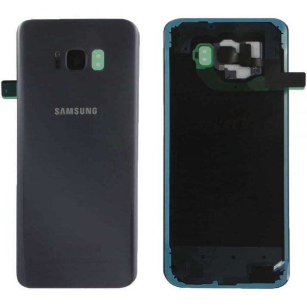 Samsung Galaxy S8 Plus Back Panel Glass Door Battery Cover Replacement in India Chennai - Violet