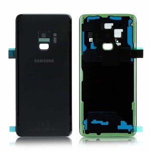 Samsung Galaxy S9 Back Panel Glass Door Battery Cover Replacement in India Chennai - Black