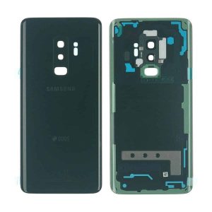 Samsung Galaxy S9 Plus Back Panel Glass Door Battery Cover Replacement in India Chennai - Black