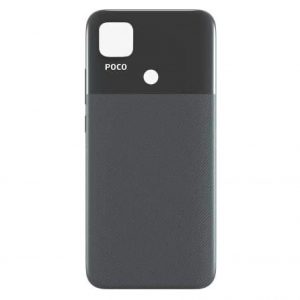 Original Poco C31 Back Panel Glass Door Battery Cover Replacement in India Chennai - Black