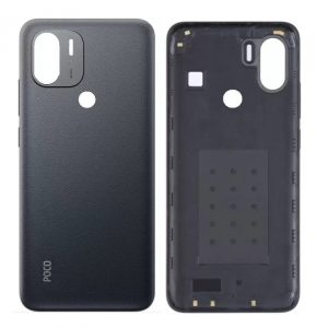 Original Poco C51 Back Panel Glass Door Battery Cover Replacement in India Chennai - Black