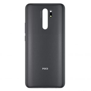 Original Poco M2 Back Panel Glass Door Battery Cover Replacement in India Chennai - Black