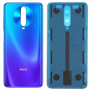 Original Poco X2 Back Panel Glass Door Battery Cover Replacement in India Chennai - Atlantis Blue