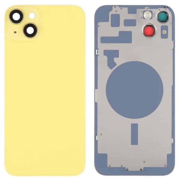 Apple iPhone 14 Back Glass Rear Glass Panel Replacement Price in Chennai India - Yellow - 1