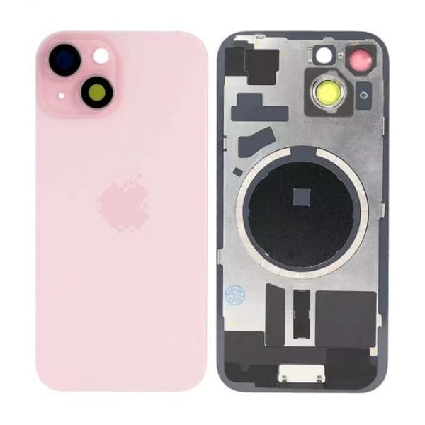 Apple iPhone 15 Back Glass Rear Glass Panel Replacement Price in Chennai India - Pink