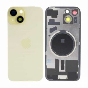 Apple iPhone 15 Back Glass Rear Glass Panel Replacement Price in Chennai India - Yellow