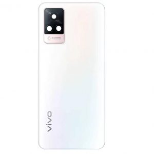 Vivo V21 Back Panel Glass Door Battery Cover Replacement in Chennai India Original - Arctic White - 1