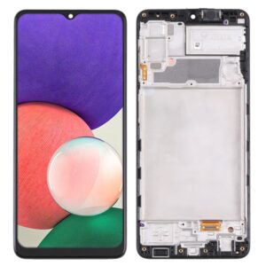 Samsung Galaxy A22 Display and Touch Screen Combo Replacement Price in Chennai India Original with Frame SM-A225F - 1